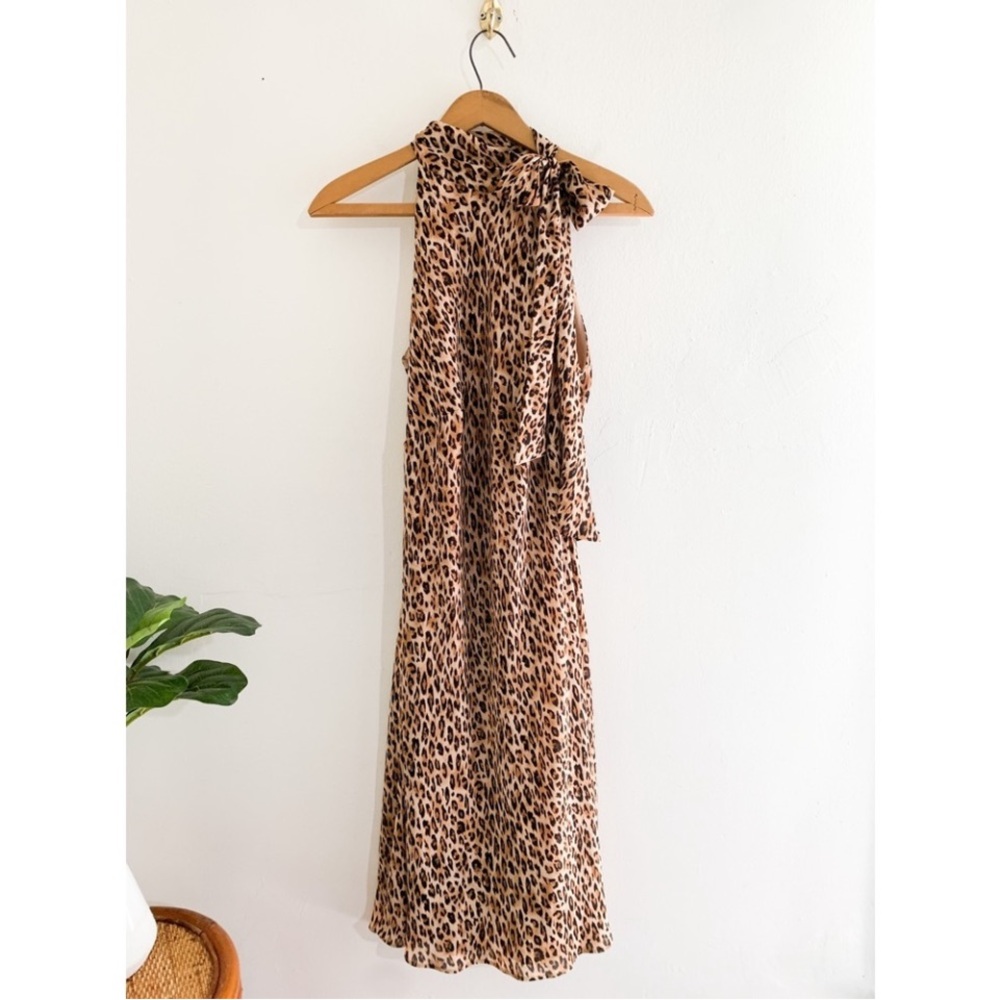 Sheri Martin  Leopard Print Sleeveless Dress